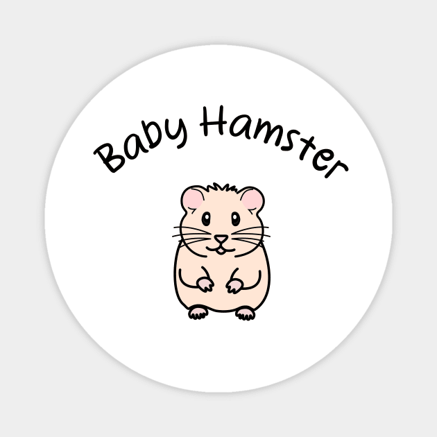 Baby Hamster Cuteness Magnet by Pawsitive2Print